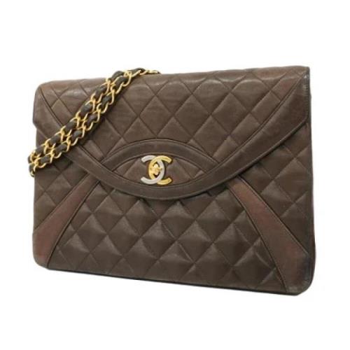 Chanel Vintage Pre-owned Laeder chanel-vskor Brown, Dam