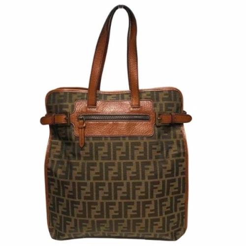 Fendi Vintage Pre-owned Canvas totevskor Brown, Dam