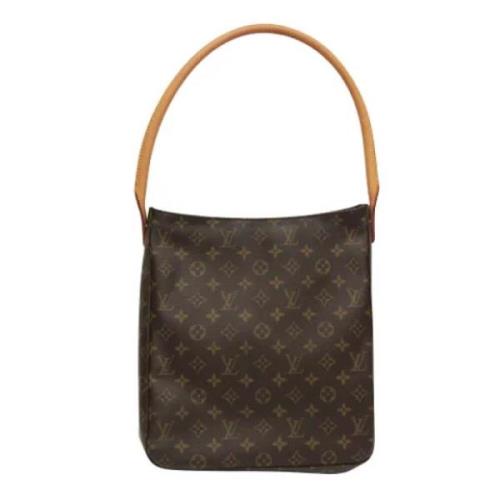 Louis Vuitton Vintage Pre-owned Canvas handvskor Brown, Dam