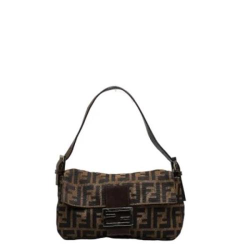 Fendi Vintage Pre-owned Canvas fendi-vskor Brown, Dam