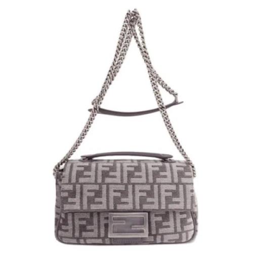 Fendi Vintage Pre-owned Tyg fendi-vskor Gray, Dam