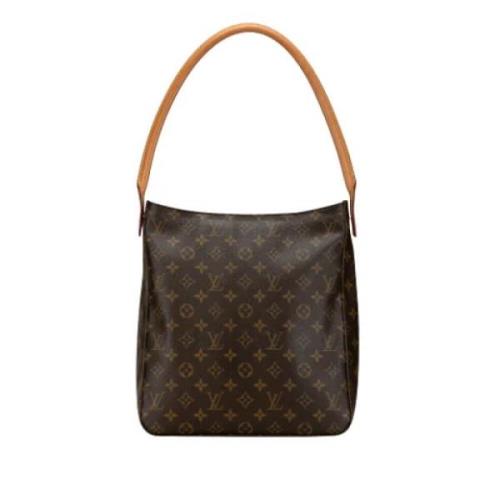 Louis Vuitton Vintage Pre-owned Canvas handvskor Brown, Dam