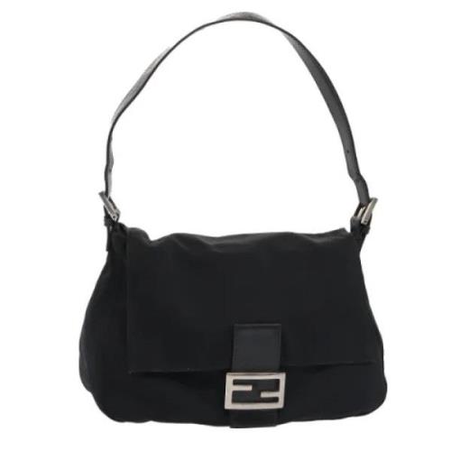 Fendi Vintage Pre-owned Nylon fendi-vskor Black, Dam