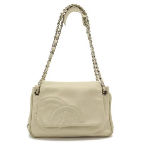 Chanel Vintage Pre-owned Laeder totevskor Beige, Dam