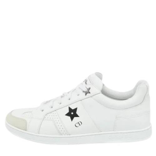 Dior Vintage Pre-owned Laeder sneakers White, Herr