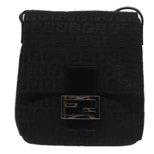 Fendi Vintage Pre-owned Canvas fendi-vskor Black, Dam