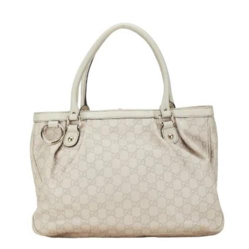 Gucci Vintage Pre-owned Laeder gucci-vskor Beige, Dam