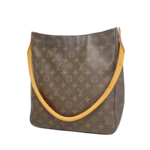 Louis Vuitton Vintage Pre-owned Canvas handvskor Brown, Dam