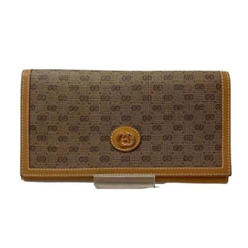 Gucci Vintage Pre-owned Canvas plnbcker Brown, Dam