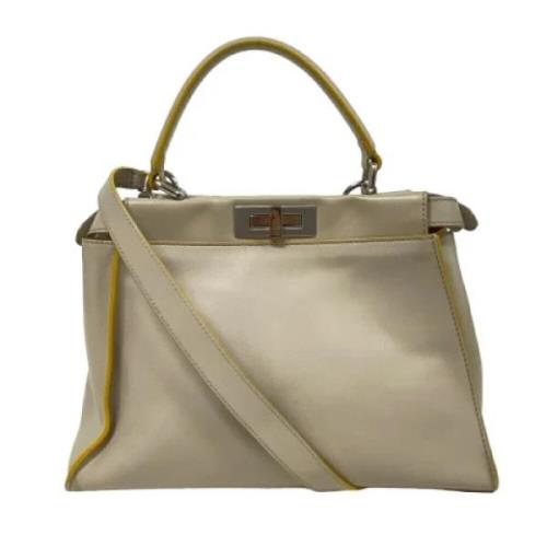 Fendi Vintage Pre-owned Laeder fendi-vskor Gray, Dam