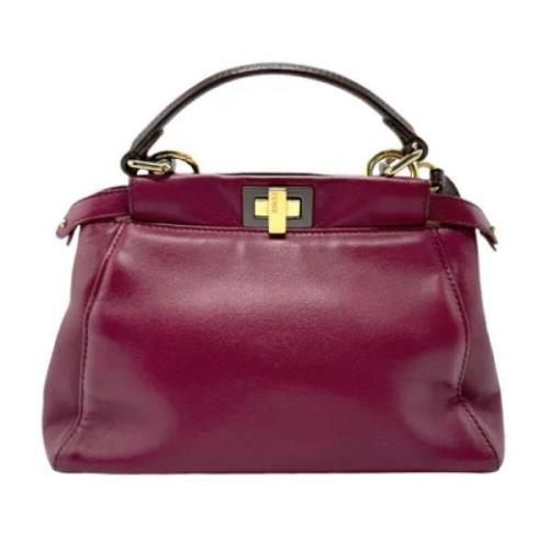 Fendi Vintage Pre-owned Laeder fendi-vskor Red, Dam