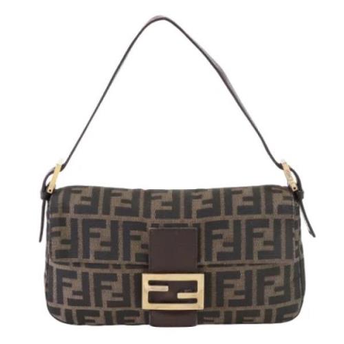 Fendi Vintage Pre-owned Canvas fendi-vskor Brown, Dam