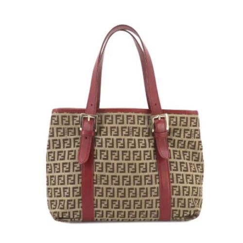 Fendi Vintage Pre-owned Tyg fendi-vskor Beige, Dam