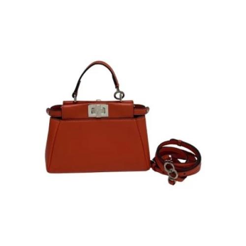 Fendi Vintage Pre-owned Laeder fendi-vskor Red, Dam