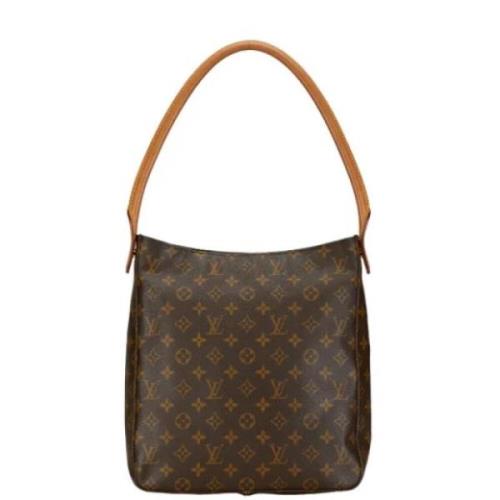 Louis Vuitton Vintage Pre-owned Canvas handvskor Brown, Dam