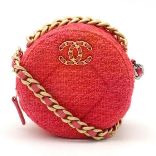 Chanel Vintage Pre-owned Canvas crossbodyvskor Pink, Dam