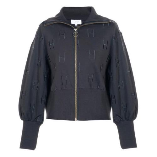 Hést Zip Sweatshirt Black, Dam