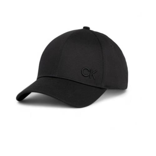 Calvin Klein Broderad logotypkeps - Reliefstil Black, Herr