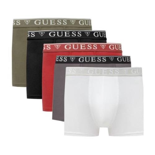 Guess 5-Pack Stretch Bomullsboxers - Multicolor Multicolor, Herr