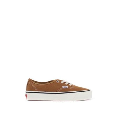 Vans Canvas Sneaker med Kontrastsömn Brown, Herr