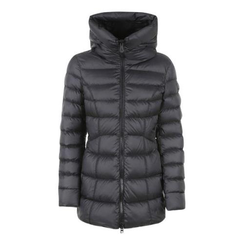 Peuterey Svart Pufferjacka Formad Nylon Black, Dam