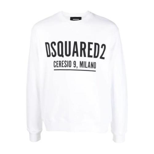 Dsquared2 Sweatshirts White, Herr