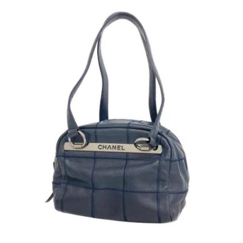 Chanel Vintage Pre-owned Laeder chanel-vskor Blue, Dam