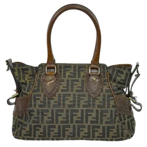 Fendi Vintage Pre-owned Canvas fendi-vskor Brown, Dam