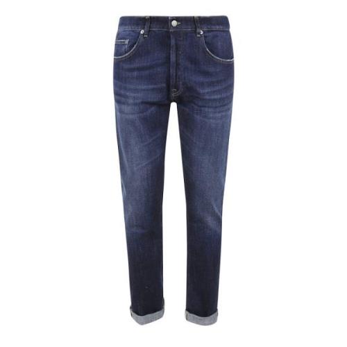 Dondup Denim Jeans Regular Mörk Tvätt Blue, Herr