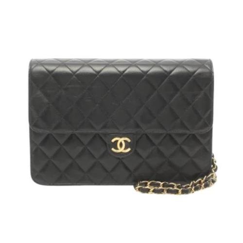 Chanel Vintage Pre-owned Laeder chanel-vskor Black, Dam