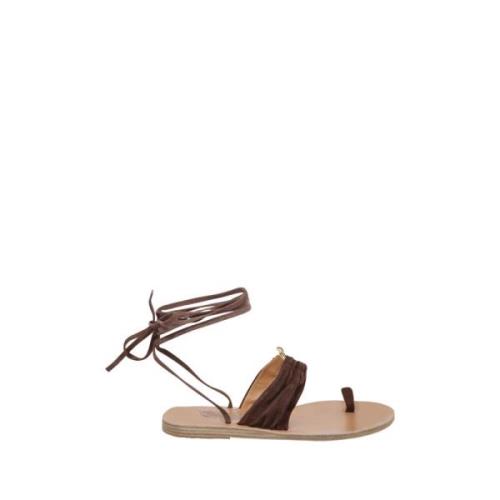 Ancient Greek Sandals Espresso Kerasia Sandal Brown, Dam