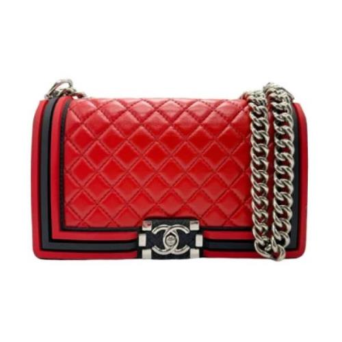 Chanel Vintage Pre-owned Laeder chanel-vskor Red, Dam