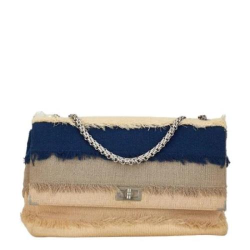 Chanel Vintage Pre-owned Tyg chanel-vskor Beige, Dam