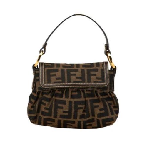 Fendi Vintage Pre-owned Canvas fendi-vskor Brown, Dam