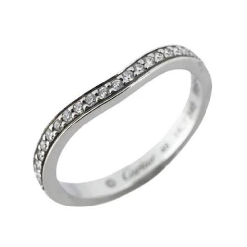 Cartier Vintage Pre-owned Platina ringar Gray, Dam