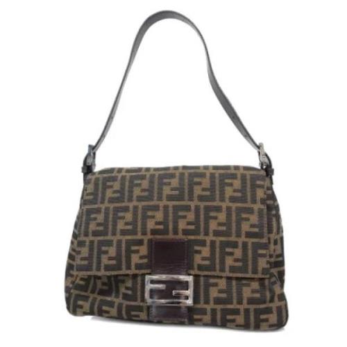 Fendi Vintage Pre-owned Canvas fendi-vskor Brown, Dam