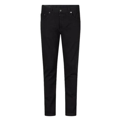 Dondup Icon Jeans Klassisk Femficksmodell Black, Herr