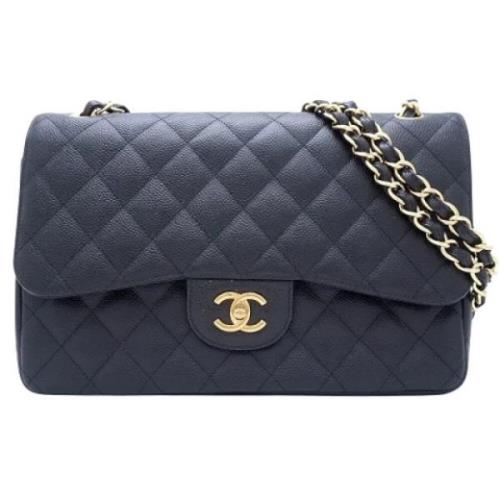 Chanel Vintage Pre-owned Laeder chanel-vskor Blue, Dam