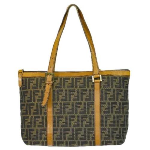 Fendi Vintage Pre-owned Canvas fendi-vskor Brown, Dam