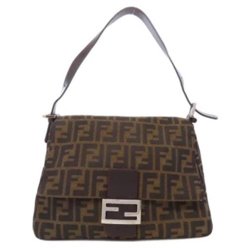 Fendi Vintage Pre-owned Canvas fendi-vskor Brown, Dam