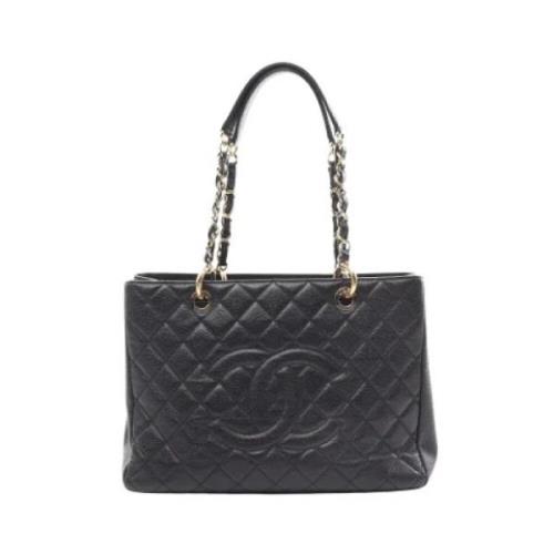 Chanel Vintage Pre-owned Laeder chanel-vskor Black, Dam