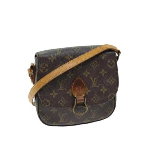 Louis Vuitton Vintage Pre-owned Canvas louis-vuitton-vskor Brown, Dam