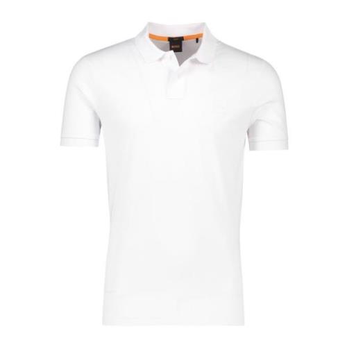 Hugo Boss Vit kortärmad polotröja White, Herr