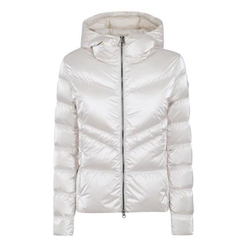 Colmar Ivory Puffer Hooded Coat Beige, Dam