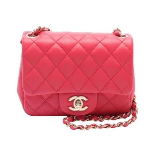 Chanel Vintage Pre-owned Laeder chanel-vskor Red, Dam