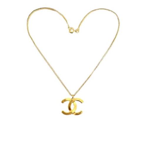 Chanel Vintage Pre-owned Metall chanel-smycken Yellow, Dam