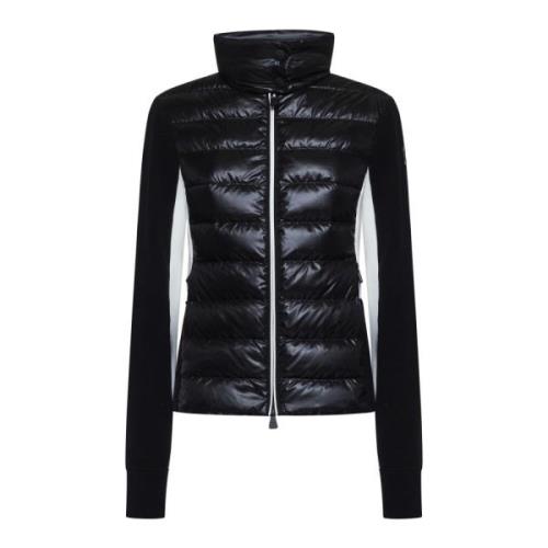 Moncler Quiltad Svart Tröja med Track Suit Black, Dam