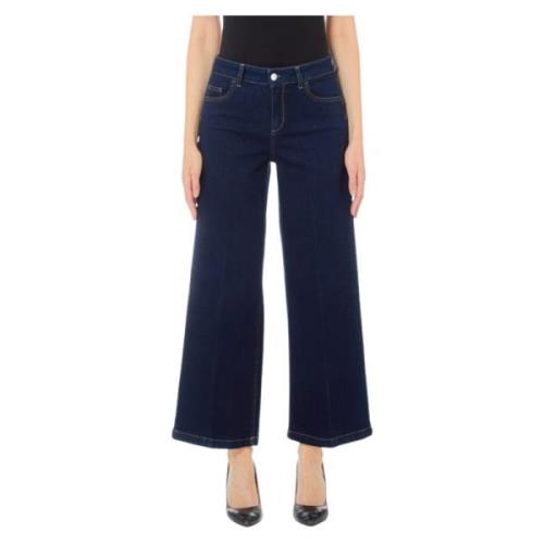 Liu Jo Cropped Parfait Jeans Blue, Dam