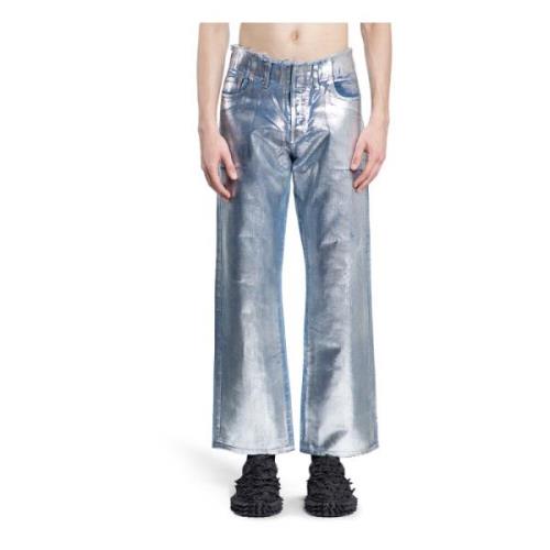 Doublet Fodrade Denimbyxor Catwalk Stil Gray, Herr