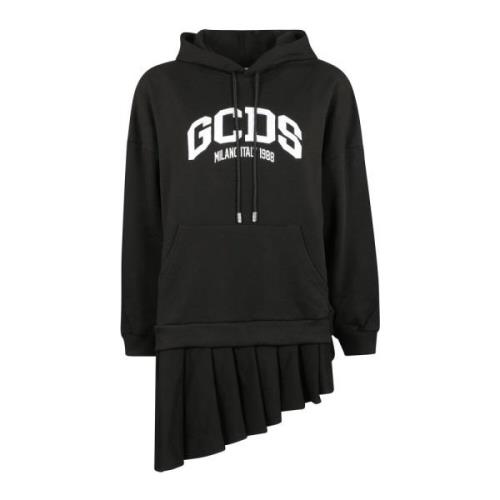 Gcds Logo Hoodie Mini Klänning Black, Dam